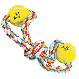 ZA Rope Tennis Ball 15In Fig 8 2Bls