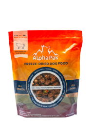 ALPHAPAK RAW FREEZE DRIED DOG FOOD 16 OZ