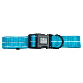 GF PET Reflective Collar (Color: Neon Blue, size: L-WIDE)