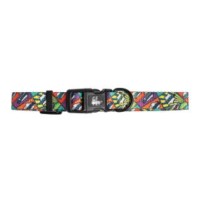 GF Pet Printed Collar (Color: Comic Book, size: L-WIDE)