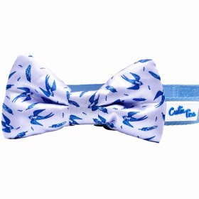 Cutie Ties Dog Bow Tie (Color: Swallow & Feather, size: one size)