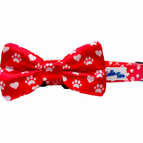 Cutie Ties Dog Bow Tie (Color: Red, size: one size)