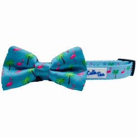 Cutie Ties Dog Bow Tie (Color: Miami Vice, size: one size)