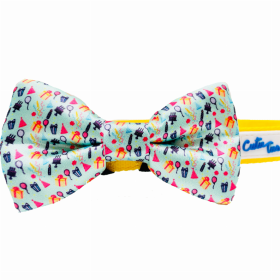 Cutie Ties Dog Bow Tie (Color: Happy Birthday, size: one size)