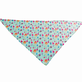 Cutie Ties Tie On Dog Bandana (Color: Happy Birthday, size: small)