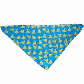 Cutie Ties Tie On Dog Bandana (Color: Rubber Duckies, size: small)