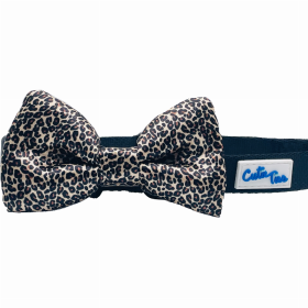 Cutie Ties Dog Bow Tie (Color: Leopard Print, size: one size)