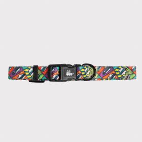 GF Pet  Printed Collar (Color: Comic Book, size: XS)