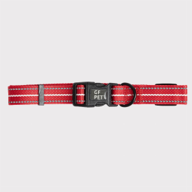 GF Pet  Reflective Collar (Color: Red, size: medium)