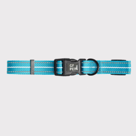 GF Pet  Reflective Collar (Color: Neon Blue, size: medium)