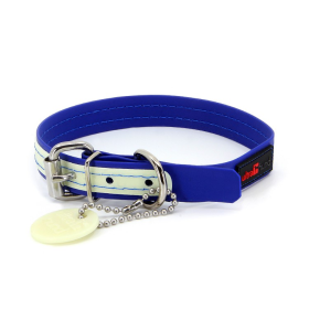 Play Glow Collar (Color: Blue, size: 3/4"x16")