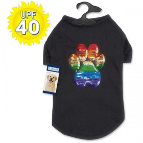 CC Puppy Pride Sequin UPF40 Tee (size: large)