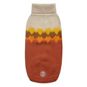 GF Pet Fireside Sweater (Color: Chili, size: XS)