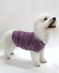 Doggy Tee (Color: Plum, size: large)