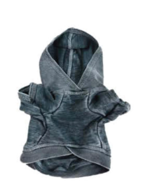 Doggy Hoodie French Terry (Color: Hunter, size: XS)