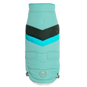 GF Pet Alpine Puffer (Color: Light Aqua, size: 2XS)