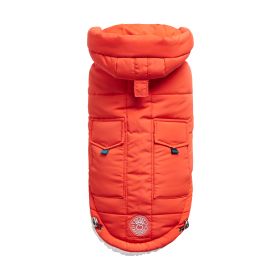 GF Pet Super Puff Parka (Color: Orange, size: 2XS)