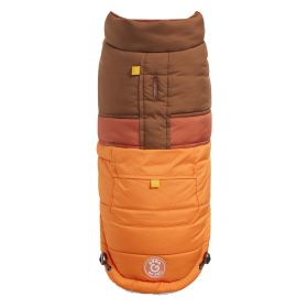 GF Pet Camplife Puffer (Color: Orange, size: XS)