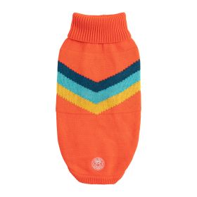 GF Pet Alpine Sweater (Color: Orange, size: XS)