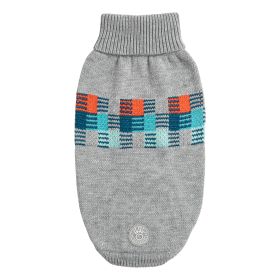 GF Pet Winter Sailor Sweater (Color: Grey Mix, size: 2XS)