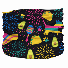 Taco Pawty Pup Scruff (Color: Black,Pink,Yellow, size: small)