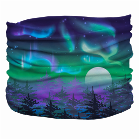 Northern Lights Pup Scruff (Color: Blue,Green,Purple, size: XL)