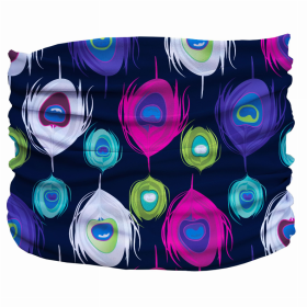 Peacock Splash Pup Scruff (Color: Multi, size: XL)