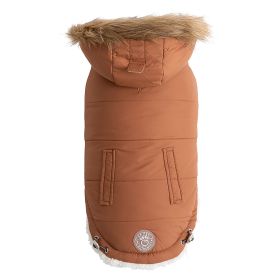 GF Pet Recycled Parka (Color: Caramel, size: M)